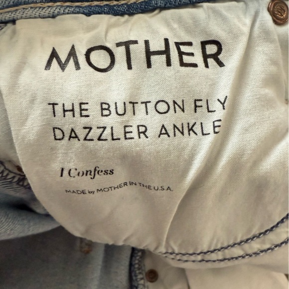 Mother Superior The Button Fly Dazzler Ankle in I Confess Size 24 - Picture 11 of 16